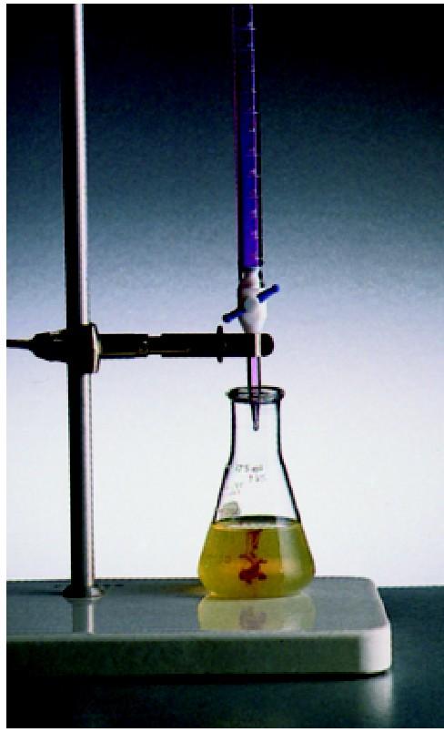 Titrations can be used in the analysis of Acid-base reactions H2SO4 +
