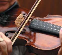 Stringed instruments Three types Plucked: guitar, bass, harp, harpsichord Bowed: violin, viola, cello, bass (Bowing excites many vibration modes simultaneously mixture of tones