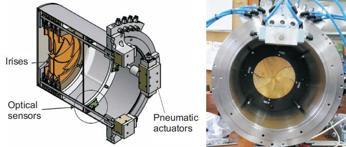 Additional superconducting coils are used to match the magnetic optics to that of the the cooling channel. 4.2 Diffuser The Diffuser (Fig.