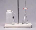 Titrations In a titration a solution of accurately known concentration is added gradually added to another solution of unknown concentration until the chemical