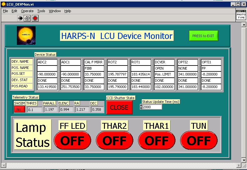 TNG-MAN-HAN-0003 10 Figure 4 - LCU Device Monitor A bell sound confirms the correct execution of the command 2.