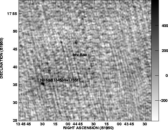 Observations at VLA at 74, 330, 1465 MHz Boo, HD 80606 no detection (low A