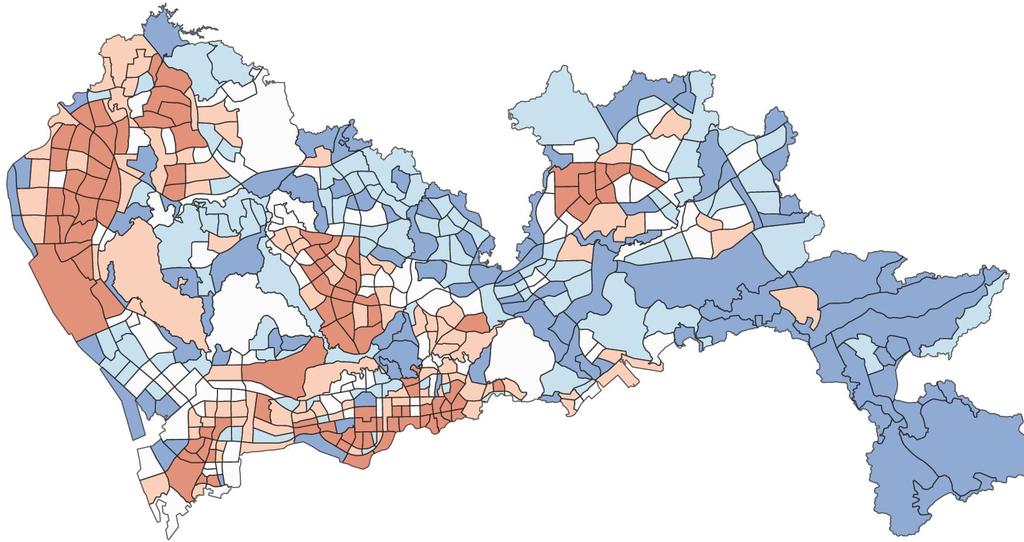 Urban Region Partition Utilizing 496 Shenzhen Urban Regions as a spatial