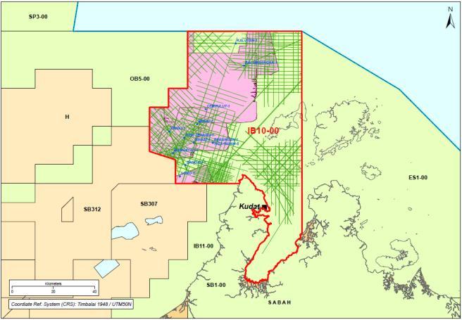 Offshore Block IB10-00 Exploration PSC TWT (msec ) Distal - Shale Prone Carbonate Reefs/Inner Neritic Coastal and Inner Neritic Interbedded sand-shale Distal Pro-Delta