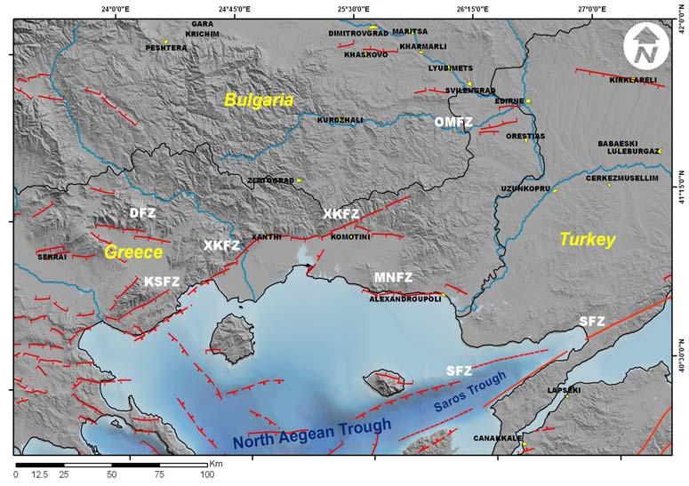 The region of Thrace is considered as a low seismicity area according to the historical seismicity and the instrumental seismicity data in Greece for the years after 1911 (Kiratzi et al. 2005).