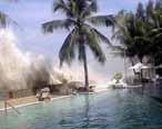 Tsunami hitting Andaman sea coast, Thailand on 26 December 2004, 1