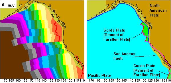 Farallon and Kula Plates David Reed Off of the Pacific Coast of North American lie the remnants of old tectonic plates.