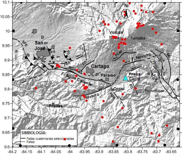 Seismicity generated by the earthquake of Sept. 5th in other regions of the country After the earthquake of Sept.