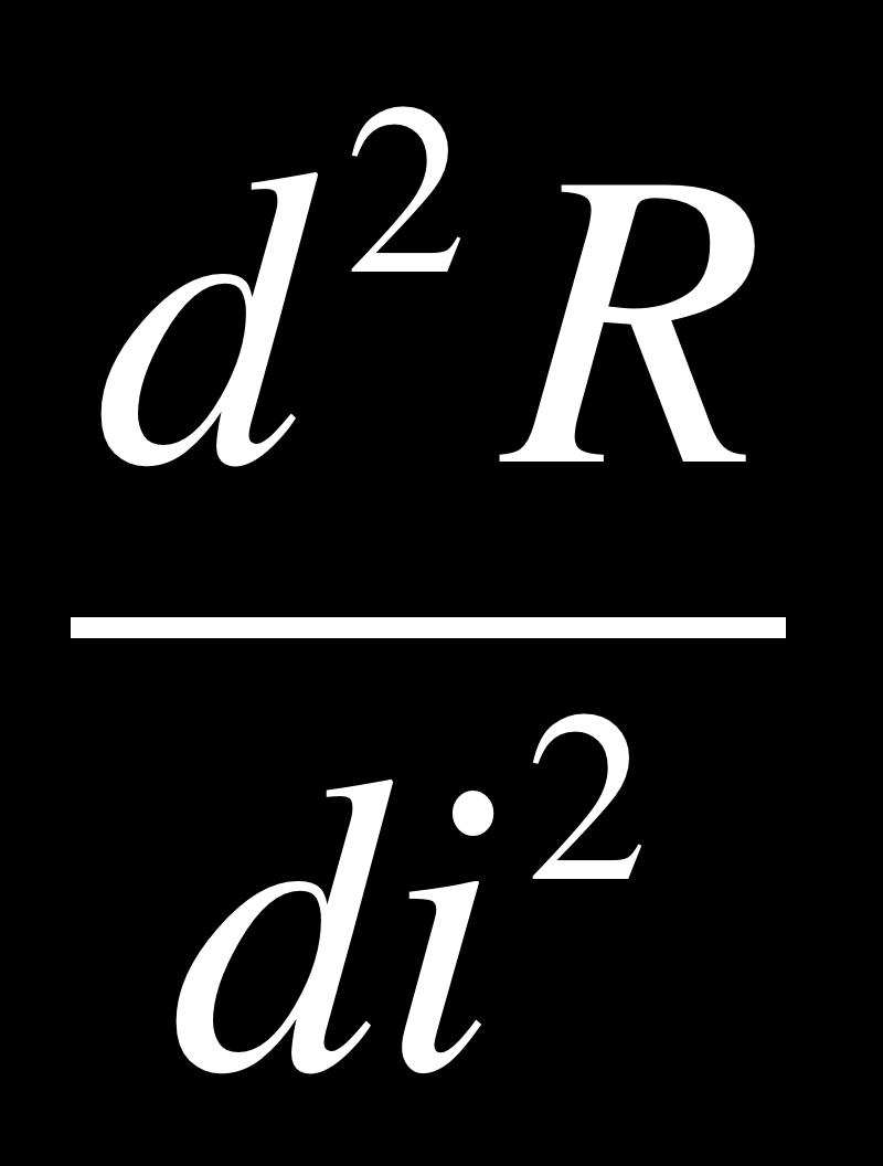 and: With dr/dt = 0 at i = 0 and N Reflects the curvature of