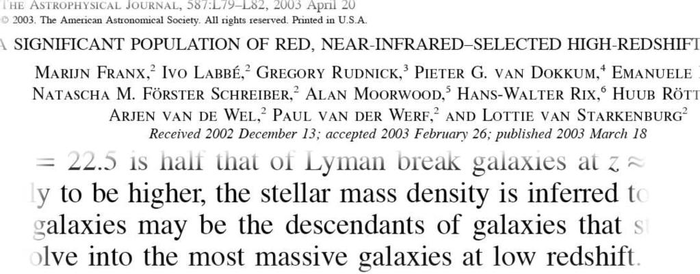 The high redshift universe has been opened up to direct observation in the last few years, but