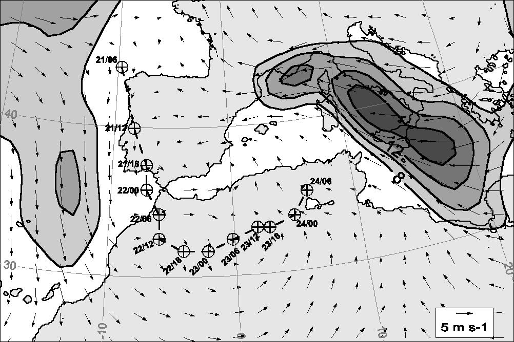 2064 V. Homar et al.: Numerical study of the October 2000 torrential precipitation event over eastern Spain Fig. 22. As in Fig. 8 but for nob experiment.