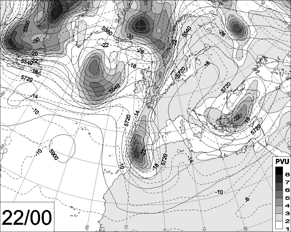 diagnosed from the NCEP analysis. a long fetch of easterly flow over the Mediterranean Sea with the local orography were determinant for the heavy rainfall production.