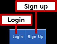 b. LC-LRFMME Login status indicator and other menus The login status indicator is