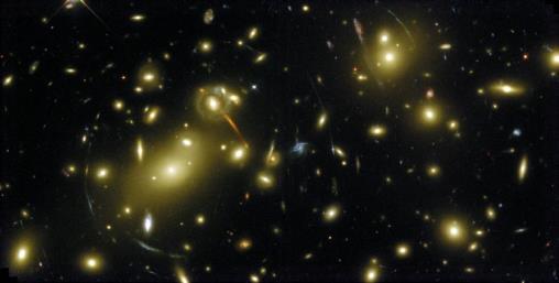 objects, you ll find: A) The red galaxies have similar redshifts, all higher than the blue galaxies.