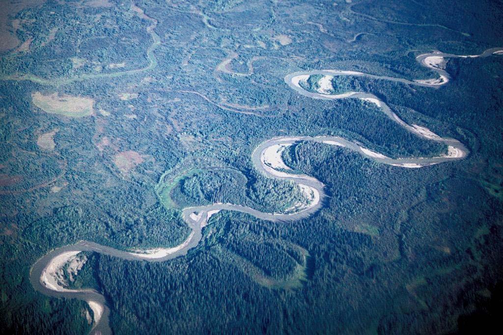 Main characteristics of meandering channels (Photo by Bruce