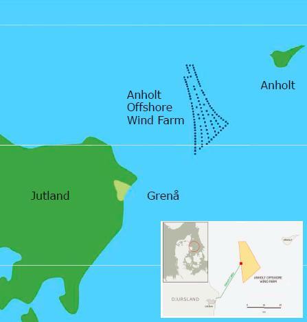 Case study: Anholt Offshore wind farm Fact box Operator: DONG Energy Ownership: DONG Energy, PKA, and PensionDanmark in JV Construction cost: DKK 11.5B Number of positions: 111 WTG s WTG type: 3.