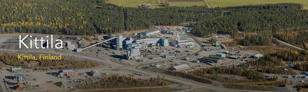 Kittilä The Suurikuusikko Trend (4.5km) hosts the six main zones of the known gold reserves and resources.