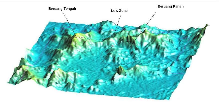 The prospects include Beruang Tengah, Beruang Kanan and the Low zone. Figure 16.