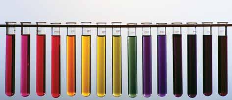 Universal Indicator and ph Paper To more accurately determine the ph of a solution, several indicators that cover the ph range between ph 0 and ph 14 must be used.