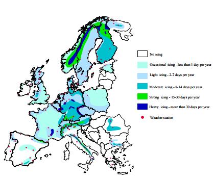 Other research Icing research have mainly been carried out in the Nordic countries and to some extent in the Alpine countries.