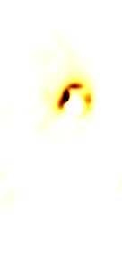 The dotted line is the P.A. of the large-scale stellar bar/oval. The synthesized CO beam is 100 200 pc.