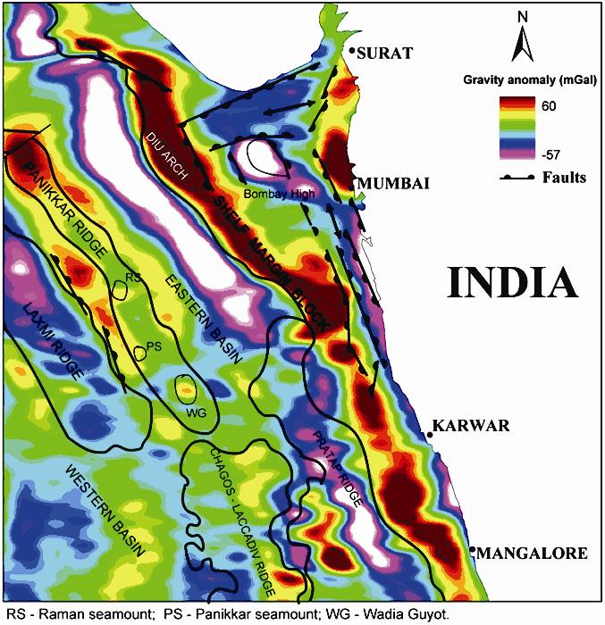 11b Spectral analyses (200-500 km) results as obtained over the western Indian  10b