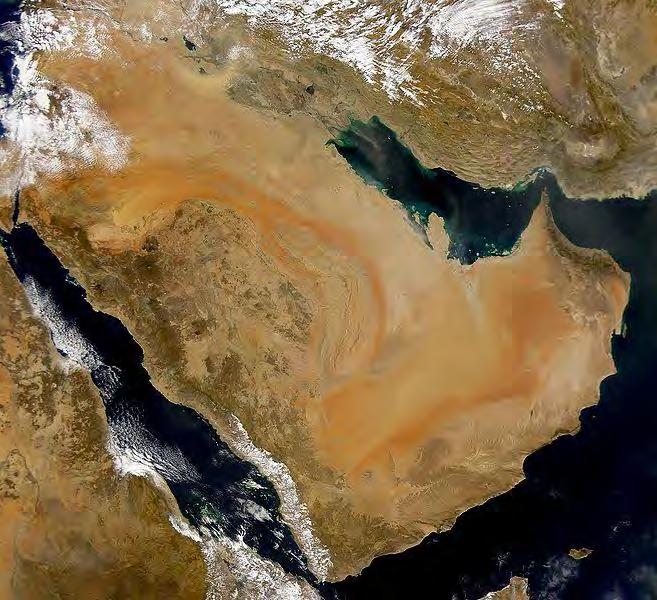 3. Background The United Arab Emirates (UAE) is situated within the broader Arabian Peninsula region, sharing this large desert landscape with its neighbors that include Kuwait, Bahrain, Qatar, Oman,