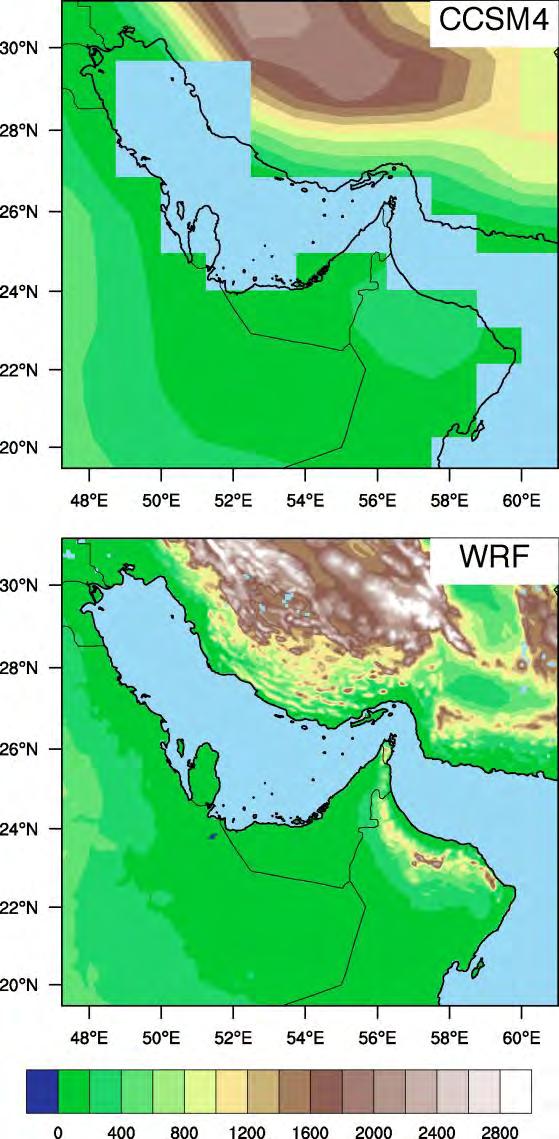4. Overview of Experiment and Methodological Approach WRF climate simulations were performed over both historical and future periods, and derive their initial and boundary conditions from a coupled,
