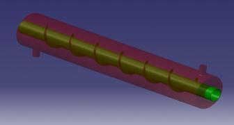 [6] has constructed a model with parabolic fins fixed over the outer surfaces of its inner pipe with different inclination angles from copper alloy. They carried out the numerical work using ANSYS14.