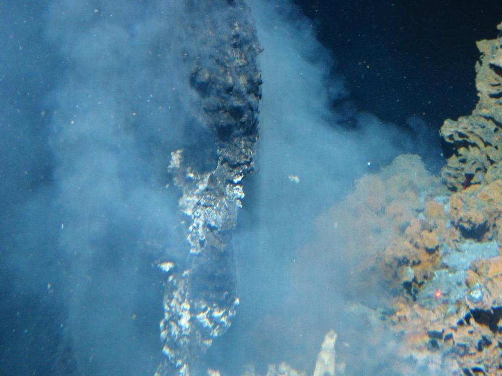 Massive sulfide deposits Hot, briny, water leaches metals from basaltic