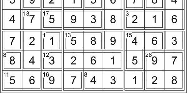 A F E C D B A 1 C B 4 A 3 E 6 D 5 F C B A E D F 3 E 5 F 6 D 4 B A 1 C E F D B A C 5 A 6 D E 1 C 3 F 4 B A D E C F B 4 B 1 C 3 F 6 A 5 E D B C F A E D Sudoku X Sudoku X 9 3 8 5 1 4 6 7 4 7 6 3 8 5 1 9