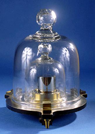 OpenStax-CNX module: m50989 4 Figure 2: This replica prototype kilogram is housed at the National Institute of Standards and Technology (NIST) in Maryland.