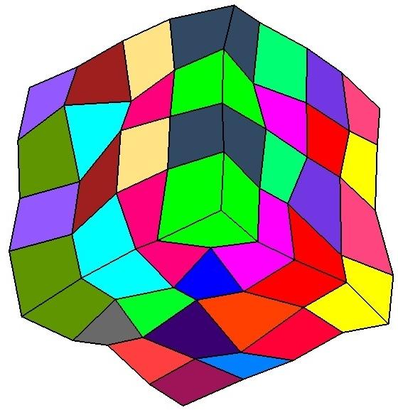 1) on Ω = (0, 1) (0, 1) (0, 1) is considered, and two kinds of meshes are tested. One is the 3D version of Kershaw s z-mesh [28] with planar faces.