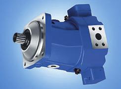 A6VM HYDRAULIC MOTOR In the A6VM Bosch Rexroth axial piston motor, shown in Fig 2, whose basic working parameters are given in Tab 1, the pistons are placed axially in the rotating cylinder block