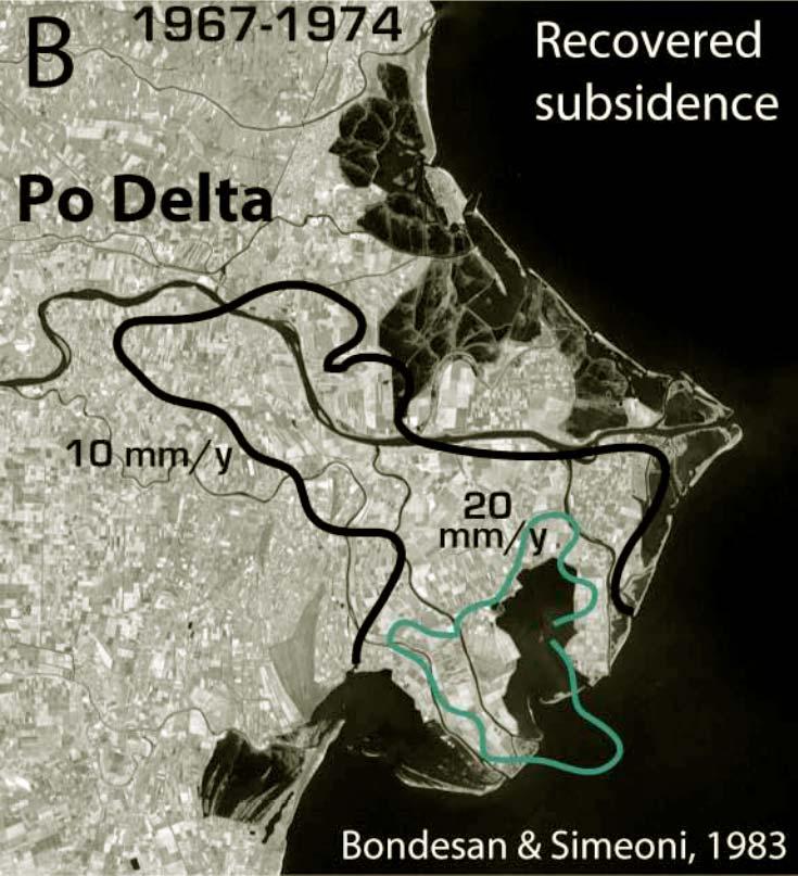 1958-1962 Subsidence of