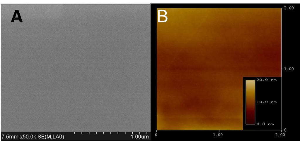 Fig. S2 (A) Top view SEM image and (B)