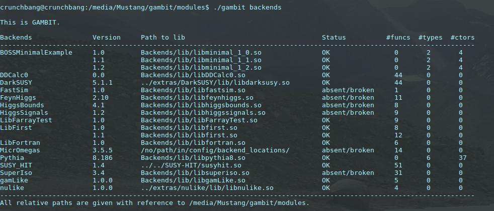 he problem Backends: mix and match GAMB modules consist of a number of standalone module functions Module functions can depend on each other, or they can require specific functions from backends