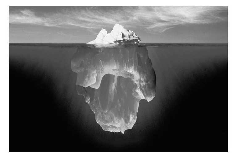 Chapter 15, Fluids This is an actual photo of an iceberg, taken by a rig manager for Global Marine Drilling in St. Johns, Newfoundland.