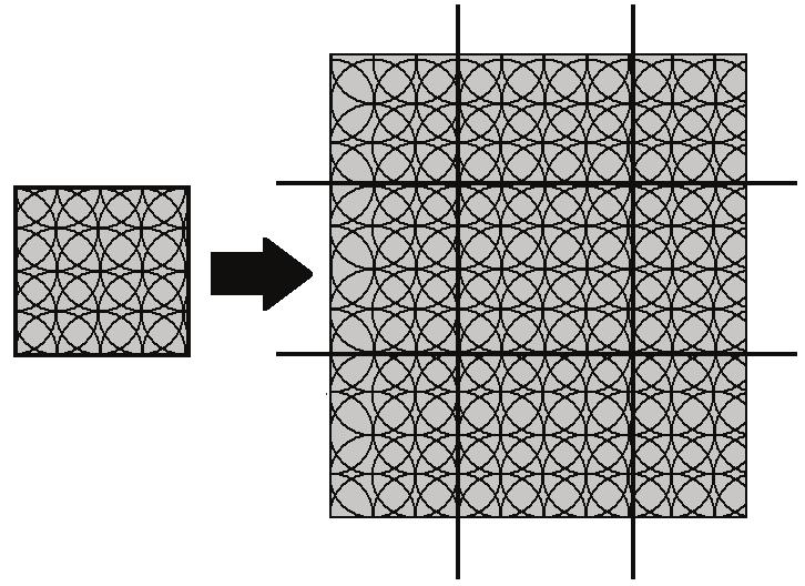 computational cost. From a simulation standpoint, a symmetry cell such as this can be used to drastically reduce simulation times for large-scale peening.