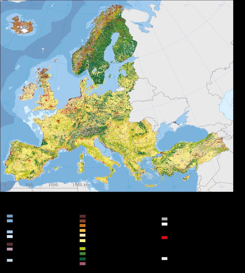 12 Ecosystems Terrestrial (7) freshwater (1) marine (4) Ecosystem Map (GIS database) Ca.