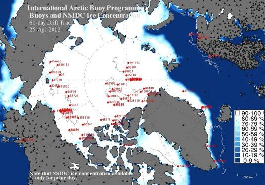 of ice in the Arctic Air
