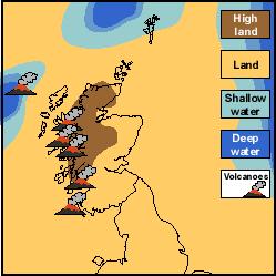 Kilda, along with the Ardnamurchan Peninsula were all volcanic centres (above sea level).