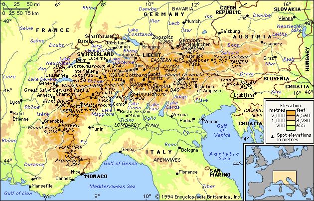 The Alpine Orogeny The Alpine Orogeny was a mountain-building event that affected southern Europe and the Mediterranean region during the early-middle Tertiary Period.