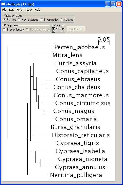 Align the sequences and make a phylogenetic tree.