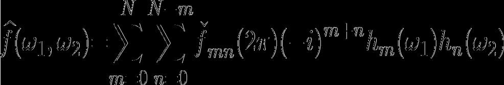 The domain of (6) can be simply changed to 0 θ < 2π and 0 ω < using the fact that p θ+π (x) = p θ ( x) and p θ+π (ω) = p θ( ω).