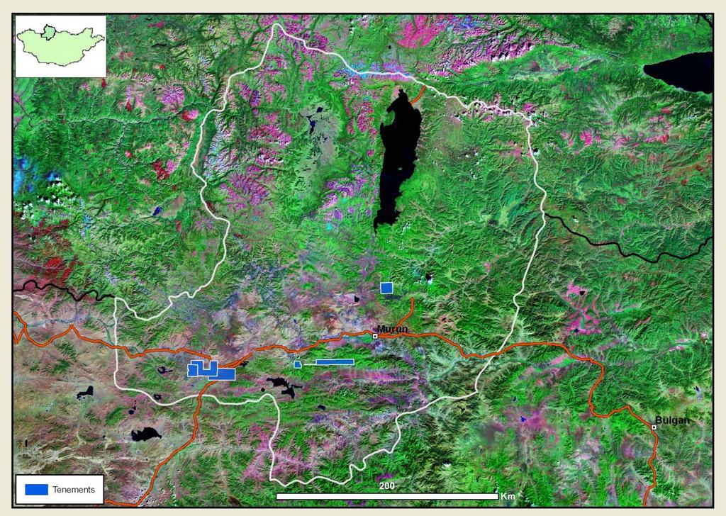 Ovoot Location Cont d Khuvsgul Province Two Project Areas Ovoot - Three