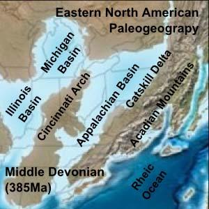 Devonian Paleogeography