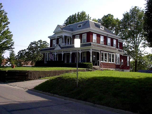 Figure 3. The residence at 1327 South 10 th Street, Atchison, Kansas as taken in June 2004. Notice the buildings of Midland College in the background to the left of the house. Photograph by Stephen R.