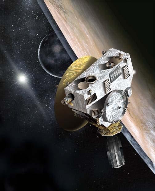 Pluton, les glaces du bout Pluton révélee par la mission New Horizons et la simulation