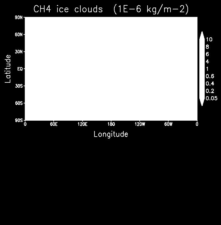 Formation of Methane ice clouds a few 100s of meters above surface where N2 ice sublimes